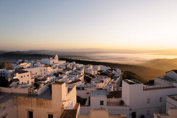 Amanecer en Vejer de la Frontera, Cádiz. © Antonio