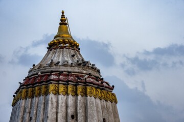 Swayambhu Mahachaitya temple in Kathmandu, Nepal