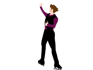 Fototapeta premium フィギュアスケート 男子 png