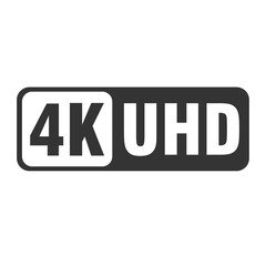 4K Ultra HD symbol, High definition 4K
