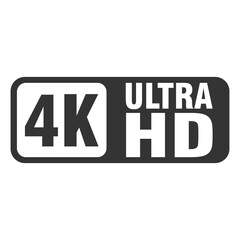 4K Ultra HD symbol, High definition 4K