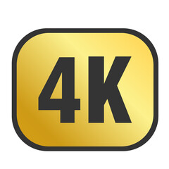 4K Ultra HD symbol, High definition 4K