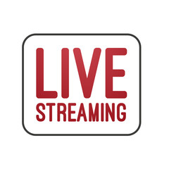 Live streaming icon symbol