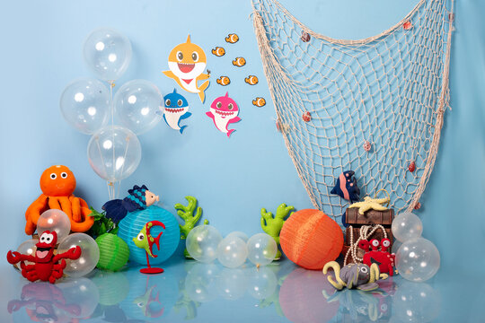 background with eggs and bunny