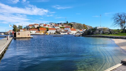 Fototapeta premium view of the town