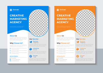 Modern Creative Flyer Design, Corporate Flyer Template, Business Brochure Design, Marketing, Professional, Company, layout, Annual Report, Poster