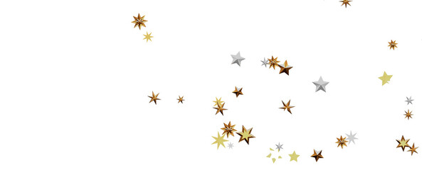 stars background, sparkle lights confetti falling. magic shining Flying christmas stars on night