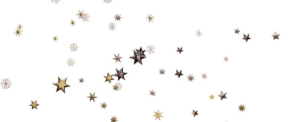 stars. Confetti celebration, Falling golden abstract decoration for party, birthday celebrate,