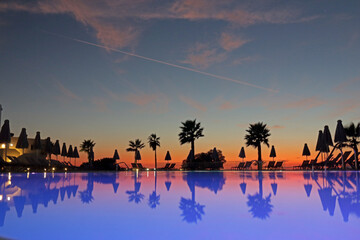 Sonnenuntergang auf Kos, Griechenland
