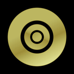 Circle frame for logo, label, company name, rating, ranking, cover, emblem, icon, luxury template, pawnshop or web page graphic design element.