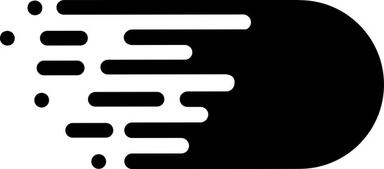 Obraz premium Halftone Transition Abstract Wallpaper. Seamless Black And White Irregular Rounded Lines Background for modern flat web site design