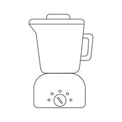 Blender flat outline vector art