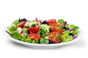 Gordijnen Frsh greek salad © BillionPhotos.com