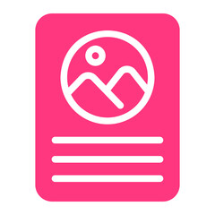 poster gradient icon