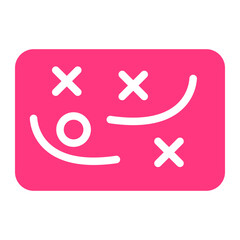 Obraz premium strategy gradient icon