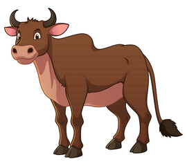 Cow Cartoon Animal Illustration