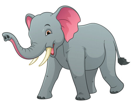 Elephant Cartoon Animal Illustration