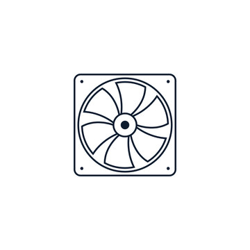 recommend clip art: Computer fan icon vector graphics