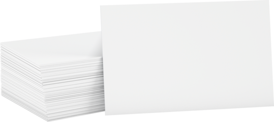 Stack business cards