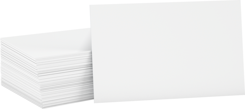 Stack business cards