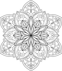 Mandalas for coloring book color pages.Anti-stress coloring book page for adults.
