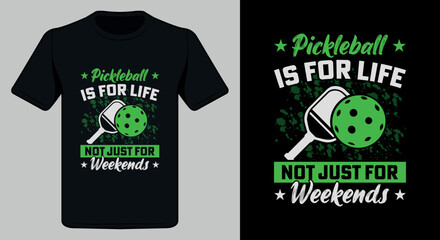 pickleball t-shirt design vector download