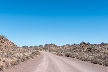 Landscape on the historic Postal Route between Fraserburg and Sutherland