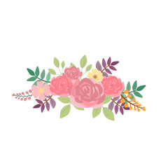 Bouquet of pink roses png illustration. Can be used to make any card, frame, invitation card.