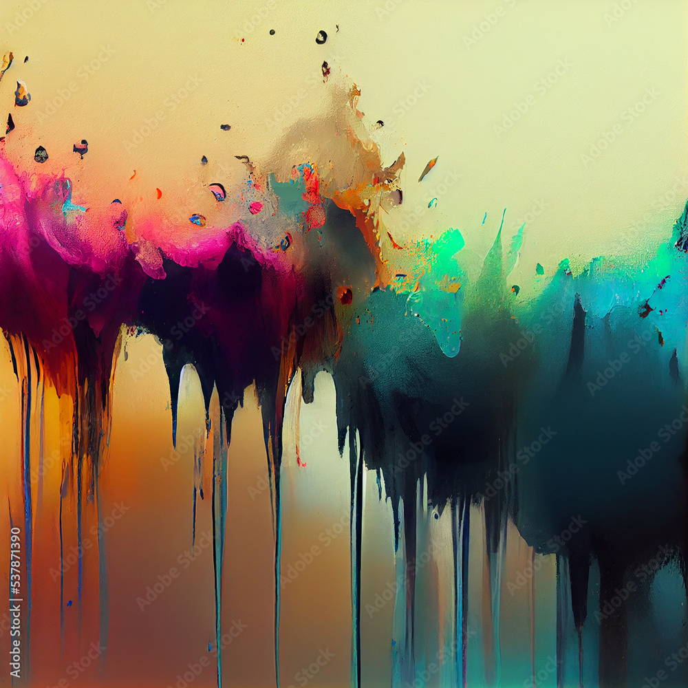 Poster abstract watercolor background