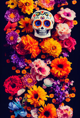 Sugar Skulls, Day of the Dead, Halloween 