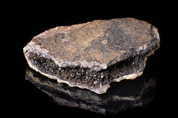 mineral formations from calcite crystals. A wonderful item from the mineralogical collection