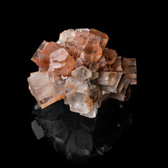 mineral formations from calcite crystals. A wonderful item from the mineralogical collection