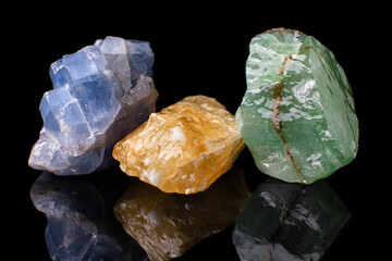 mineral formations from calcite crystals. A wonderful item from the mineralogical collection
