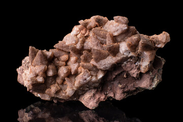 mineral formations from calcite crystals. A wonderful item from the mineralogical collection