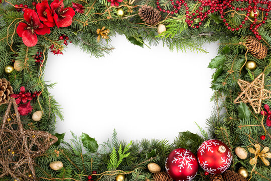 Christmas Frame With Free Space