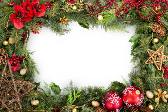 Christmas Frame With Free Space