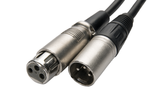 cable connectors on white background , isolated on white background