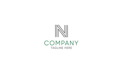Fototapeta premium initial letter logo vector design
