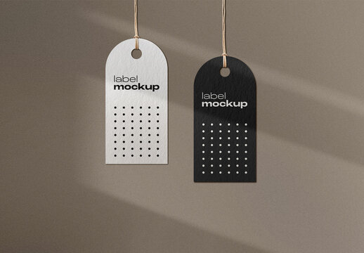 Label Tag Mockup