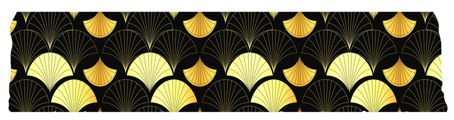 Oriental Fan Pattern Washi Tape