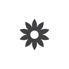 Flower Icon Design Vector Template Illustration