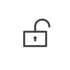 Lock Icon Design Vector Template Illustration