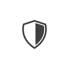 Shield Protect Icon Design Vector Template Illustration