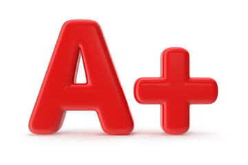 Fototapeta premium A Plus Symbol