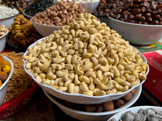 Cashew is imported to Central Asia.