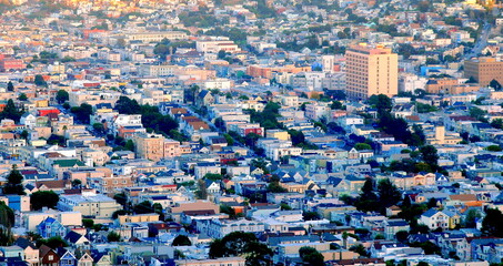 San Francisco overview outdoors.