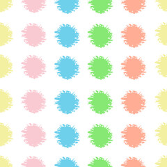 Pattern with colourful circles