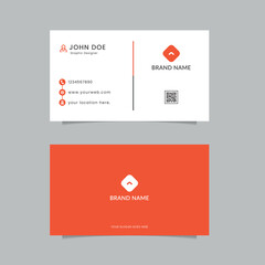 Creative corporate & minimal business card design template