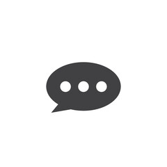 Fototapeta premium Bubble chat icon