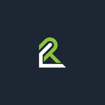 LR or RL logo and icon design